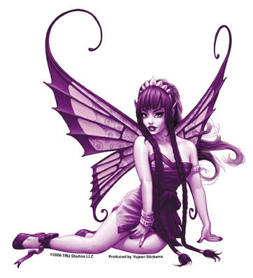 purple fairy sticker