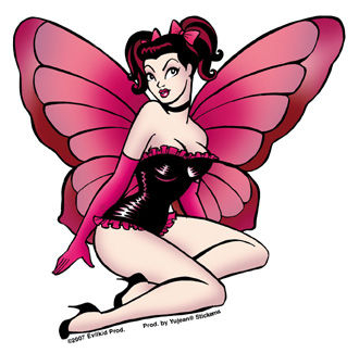 fairy corset sticker