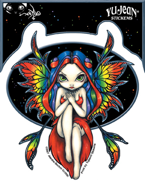jasmine's rainbow fairy sticker