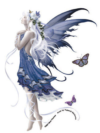 nene's blue nocturne fairy sticker