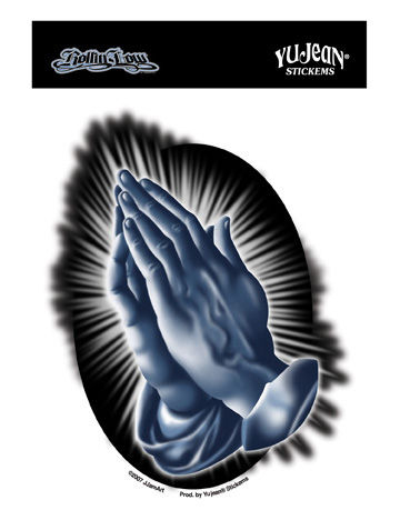 Praying Hands Sticker