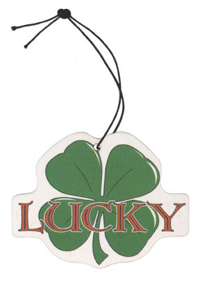 lucky clover mirror ornament