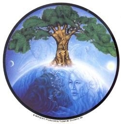 Mikio living planet sticker