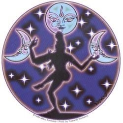 CLOSEOUT-moon dance sticker by, mikio
