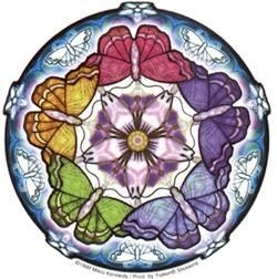 Mikio butterdala butterflies sticker