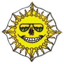 enamel sun charm