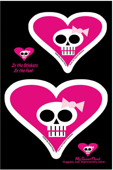 sweet fiend two pack sticker
