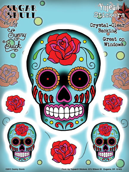 Sunny Buick Sugar Skull 6x8