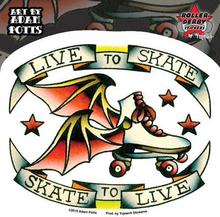 Roller Skates Tattoo