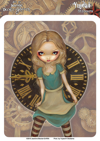 Jasmine Becket-Griffith Steampunk Alice in Wonderland Sticker