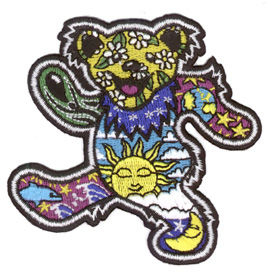 dan morris Grateful Dead dancing bear patch