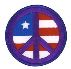peace flag patch