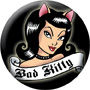 bad kitty button