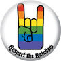 respect the rainbow button