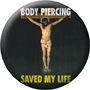 body piercing button