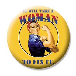 it will take a woman button