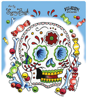 Sunny Buick Candy Skull Sticker