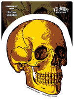 Kalynn Campbell Gold Skull Sticker