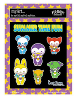 Krisgoat's Ice Cream Cone Mini-Sticker Multi-Pak | Krisgoat