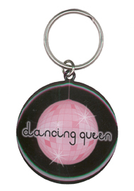 Dancing Queen Metal Pride Keychain