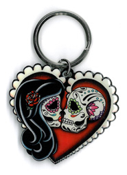 Cali Ashes Red Heart Keyring | Keychains!