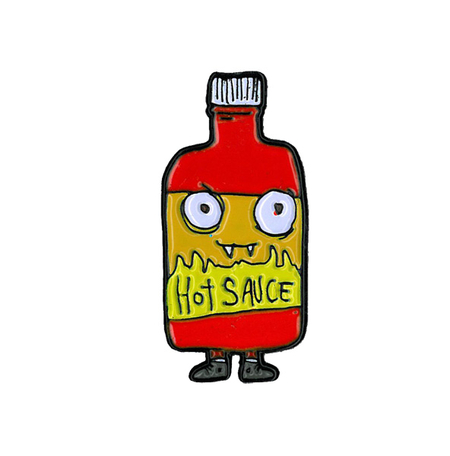 Dr. Krinkles Hot Sauce Enamel Pin | Dr Krinkles