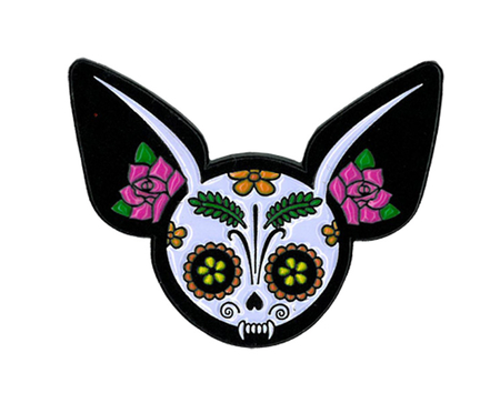 Evilkid Chihuahua Enamel Pin | Sugar Skulls