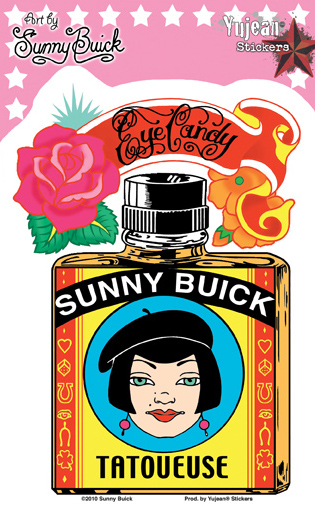 Sunny Buick Eye Candy Sticker | Tattoo