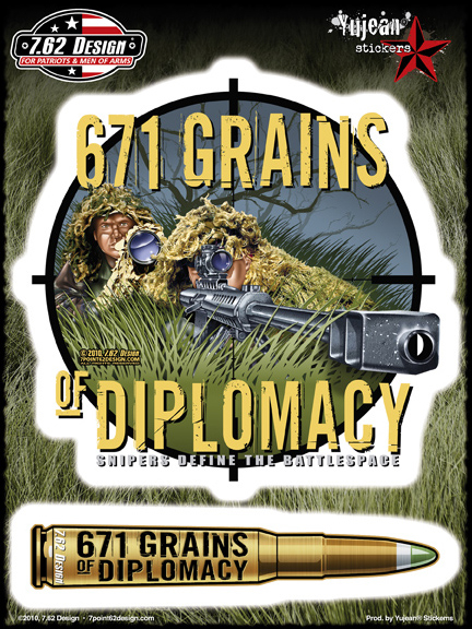 7.62 Design 671 Grains Of Diplomacy | Military!!