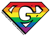 Super Gay Mini Sticker 25 Pack | Gay Pride, LGBTQ