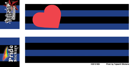 BDSM Leather and Fetish Flag | Stickers