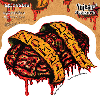 Agorables Zombie Bait Sticker | Tattoo