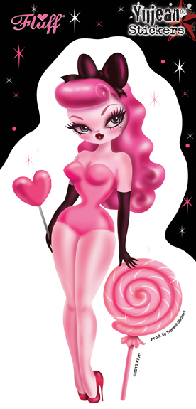 Fluff Sugar Doll sticker | Pinups