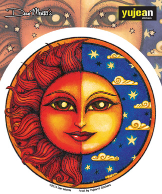 Dan Morris Celestial Twilight Sticker | Dan Morris