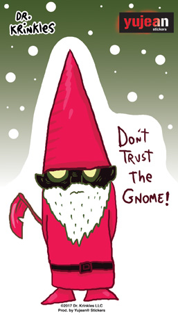 Dr. Krinkles Gnome Sticker | Dr Krinkles