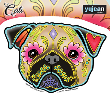 Cali's Pug Sticker | The Very Latest!!!