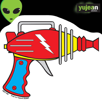 Ray Gun Sticker | The Very Latest!!!