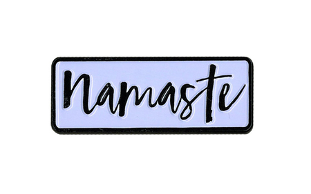 Namaste Enamel Pin | Trend