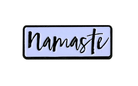 Namaste Enamel Pin | Matt Stewart