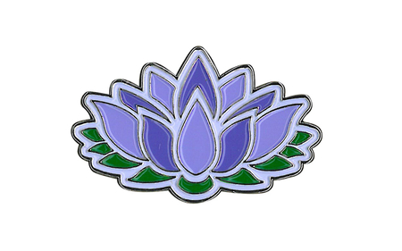 Lotus Flower Enamel Pin | Faith-full