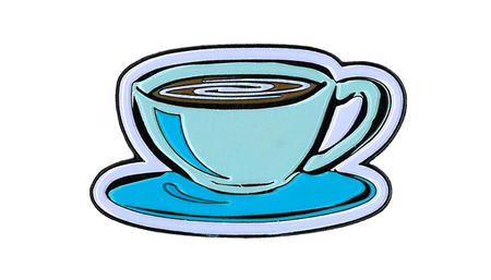 Coffee Cup Enamel Pin | Enamel Pins