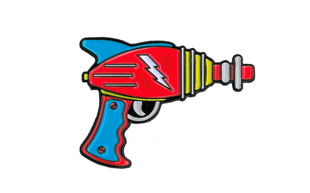 Ray Gun Enamel Pin | Retro