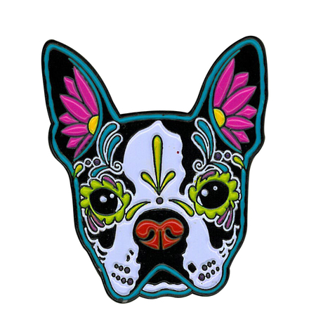 Cali's Boston Terrier Enamel Pin | Critters