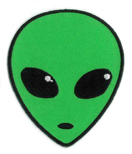 Alien Head Patch | Retro