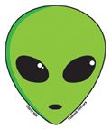 Mini-Alien Sticker 25-pack | Stickers