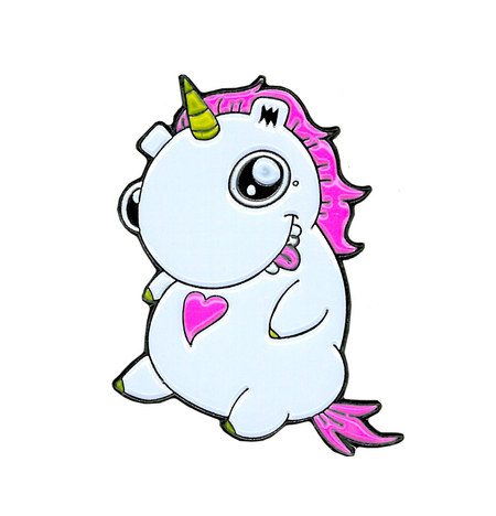 Emi Boz Chubby Unicorn Enamel Pin | New Stuff, 2020