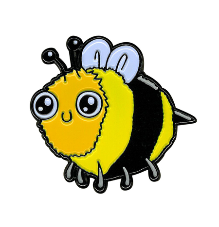 Dr. Krinkles Bee Enamel Pin | Peace and Eco 