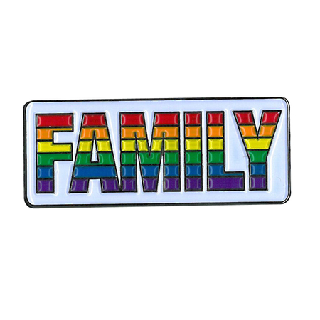 Family Rainbow Enamel Pin | The Very Latest!!!