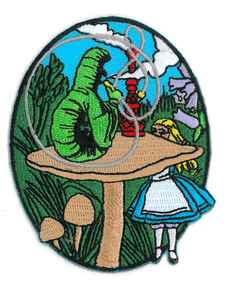 Alice and Caterpillar Patch | Cannabis