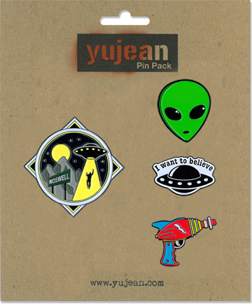 Alien Pin Pack | Enamel Pin Packs